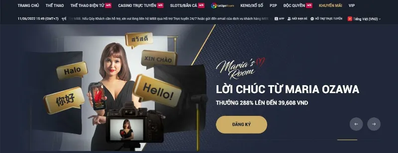 Sự kiện e-Sports 0.66% nhân đôi hoàn trả tại M88